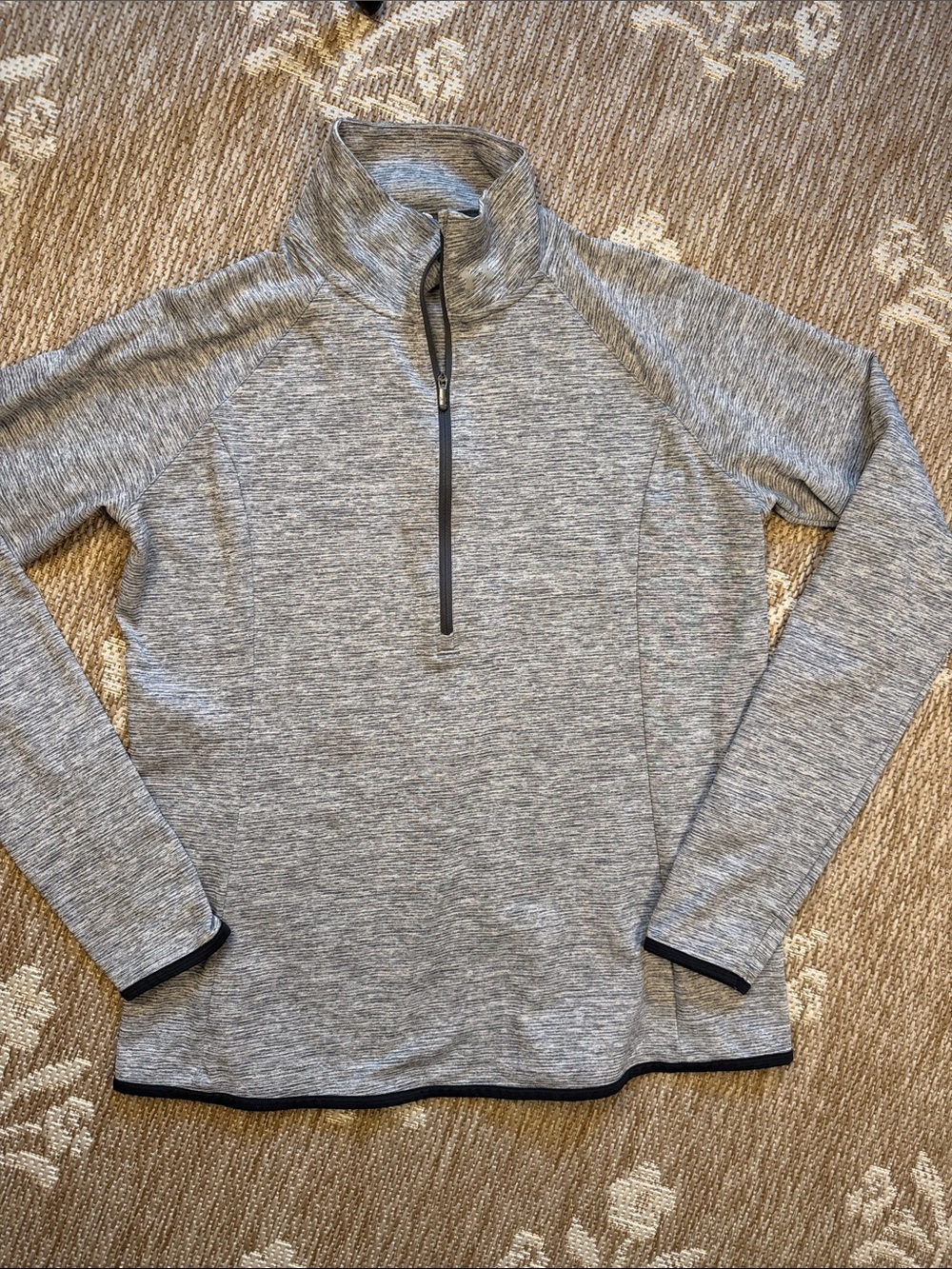 Under Armour Gray Heather Half-Zip Performance Pullover